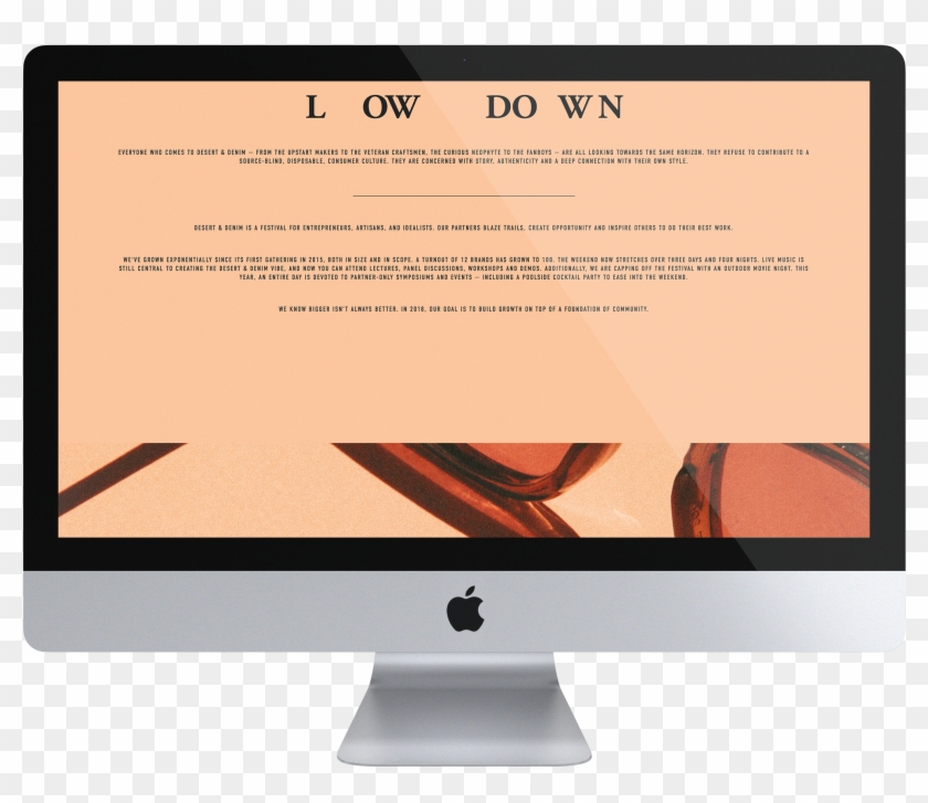 Poster Design For The Joshua Tree Swim Club - Computer Monitor Clipart #5910376