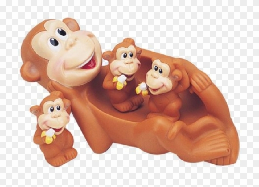 Image Of Monkey Floatie Family Bathtub Toys - Monkey Bath Toys Clipart