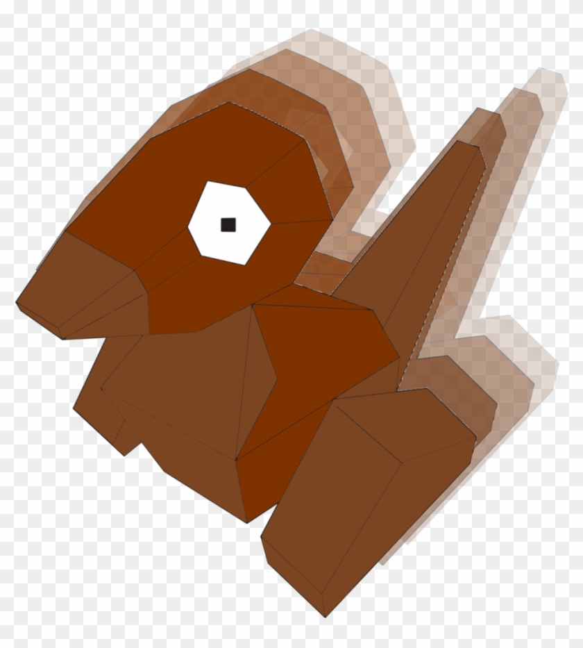 283kib, 1021x1049, Fast Porygon - Craft Clipart