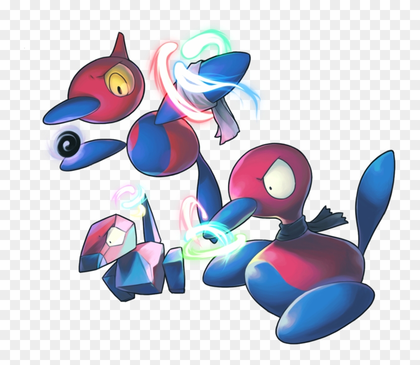 Porygon, Porygon-z, And Porygon2 - Pokemon Porygon Z Clipart