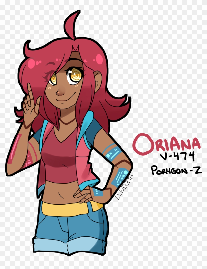 Pokemon Porygon Z Gijinka Clipart