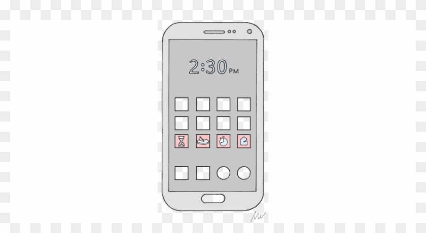 7 Time Management Productivity Apps - Mobile Phone Clipart