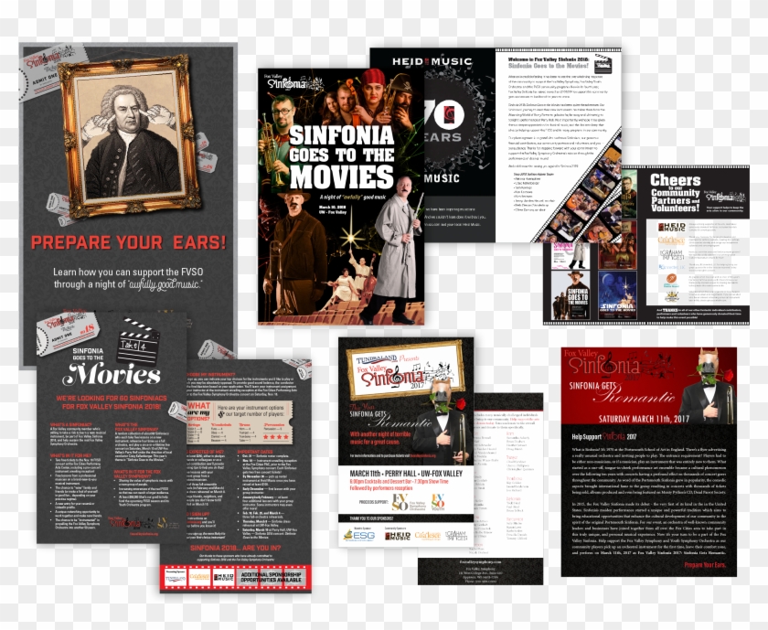 Sinfonia Print Collateral - Flyer Clipart #5911315