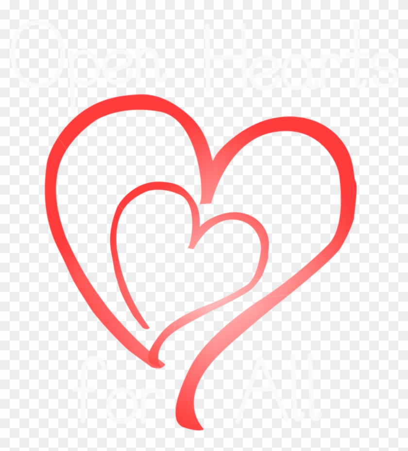 Heart Clip Open - Heart - Png Download #5911399