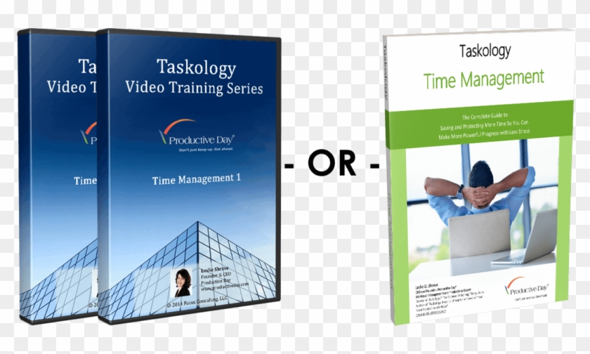 With Taskology Time Management, You'll Learn The Most - Flyer Clipart