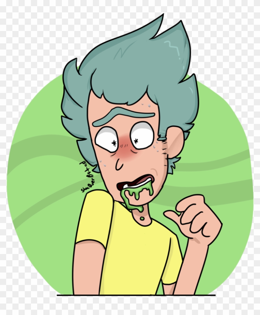 Rick And Morty Clipart Dumb Boy - Cartoon - Png Download