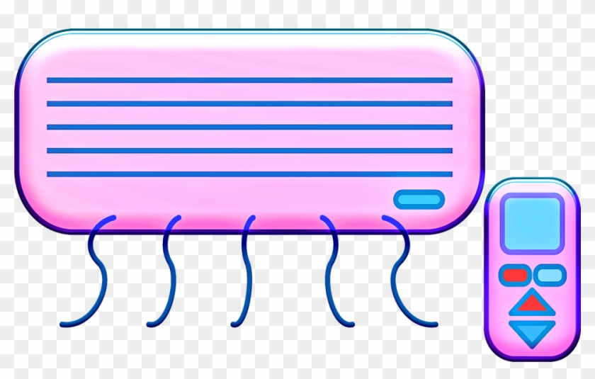 Air Conditioner Fan Cool Air Cooling Wind - Air Conditioner Panel Clipart - Png Download #5912678