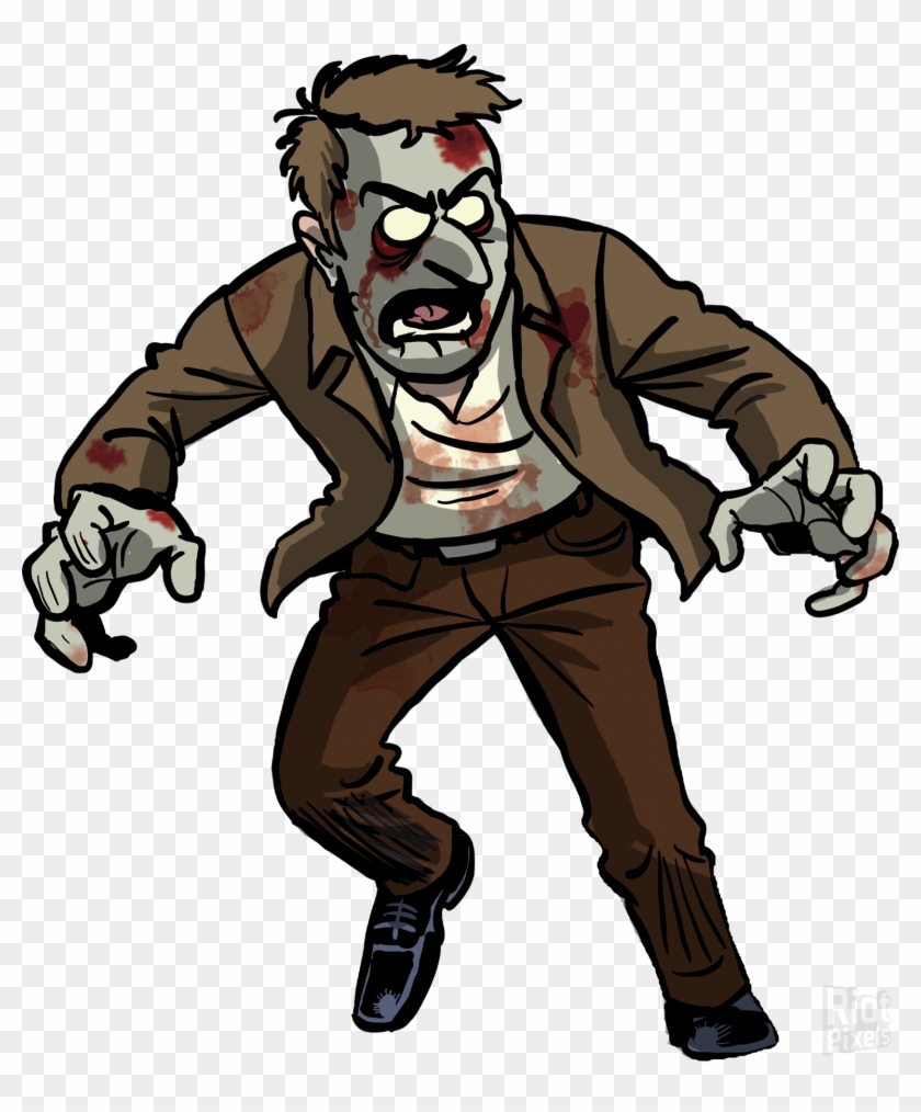 Guns Gore And Cannoli Zombie Clipart #5912901