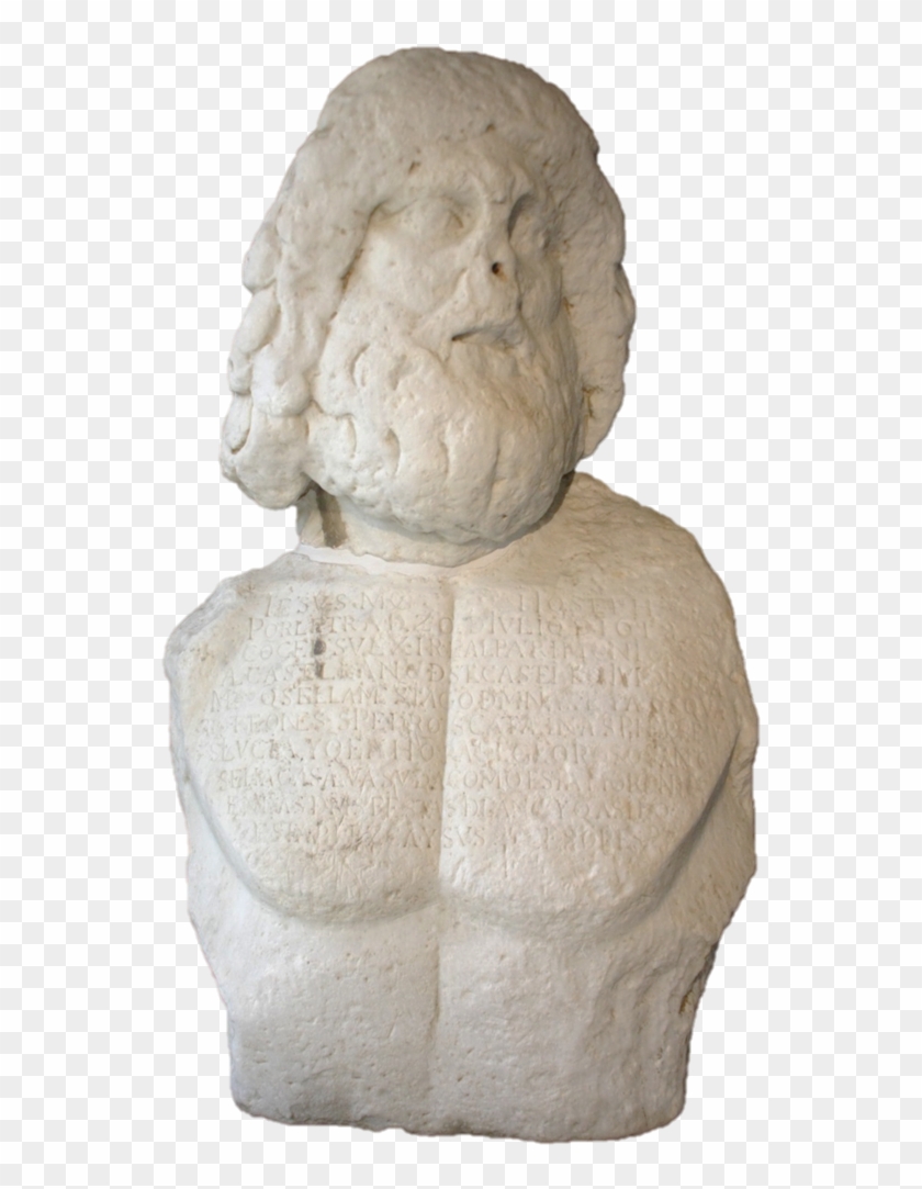 Asclepio Colossale, Castello Maniace, Siracusa - Bust Clipart #5913107