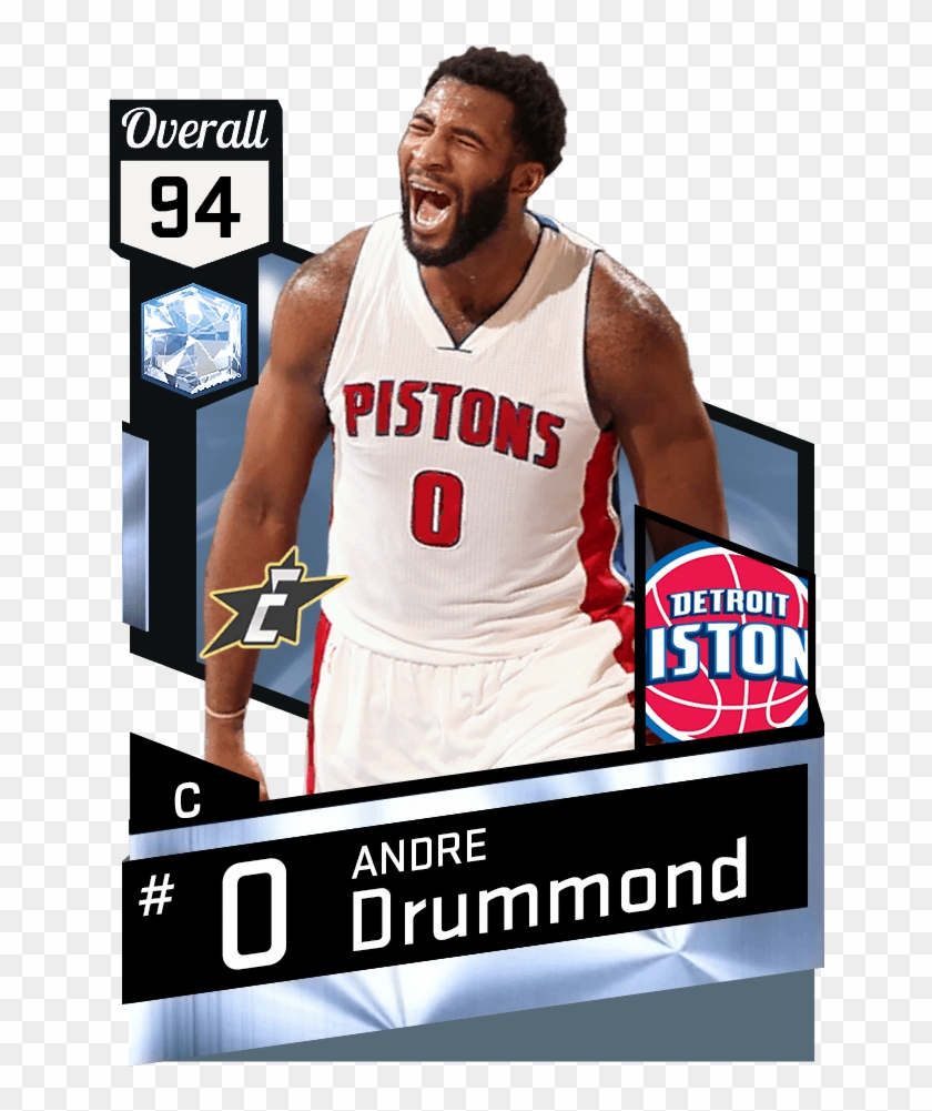 Andre Drummond - Nate Archibald Nba 2k17 Clipart #5913149