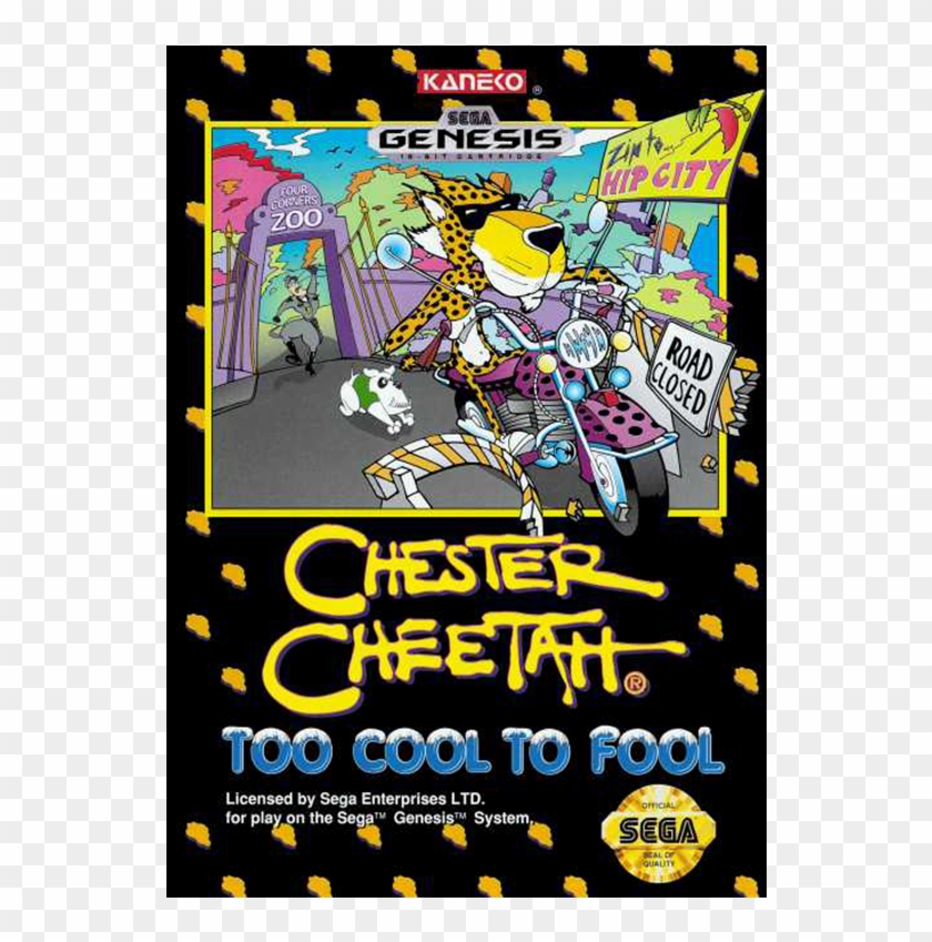 Accueil - Chester Cheetah Too Cool To Fool Sega Genesis Clipart #5913254