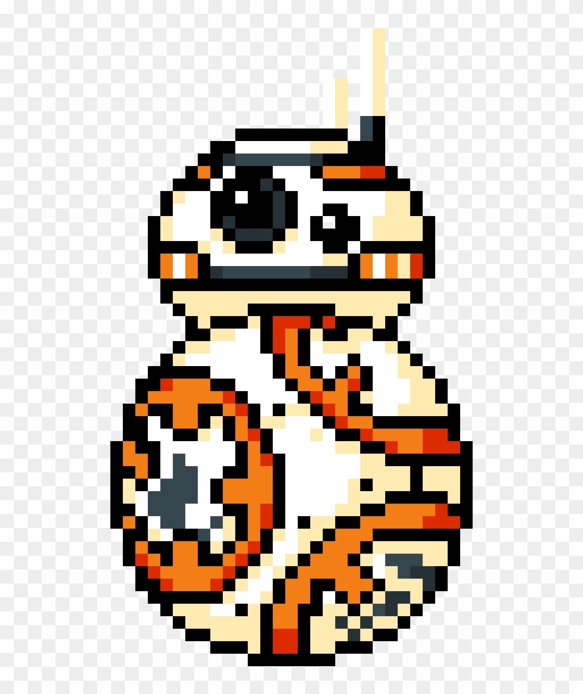 Bb-8 - Pixel Art Star Wars Clipart