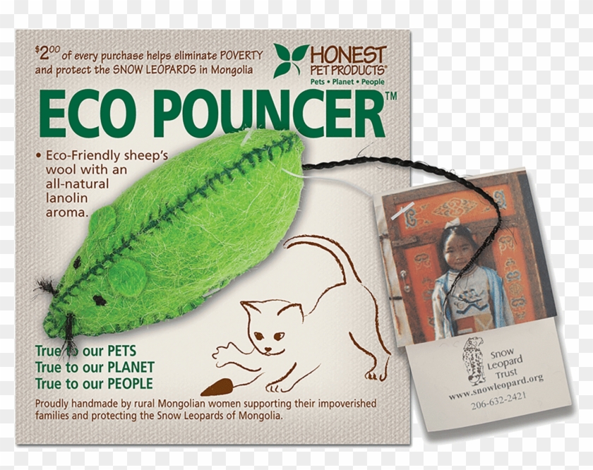 Eco Pouncer Cat Toy Honestpetproducts - Honest Pet Products Clipart #5913348