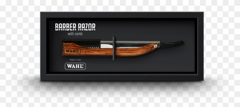 Wahl Barber Razor Wooden - Firearm Clipart