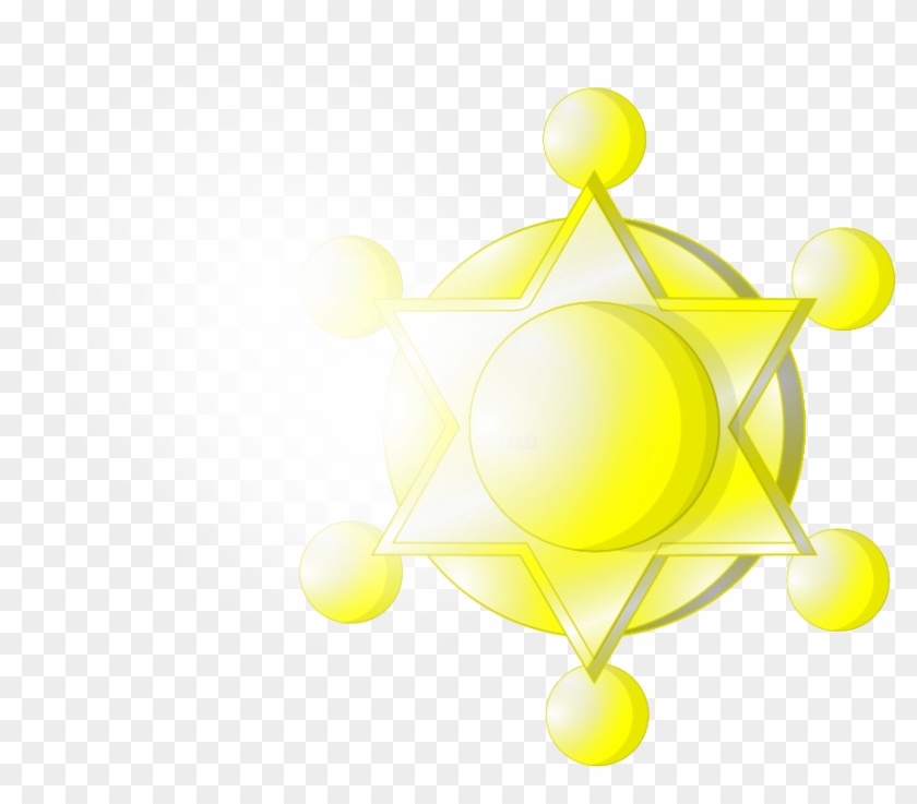 Sheriff Star Celso Junio 02 - Circle Clipart #5914279