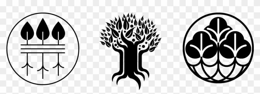 Roots And Branches Logo Concept Vector - Illustration Clipart #5914580