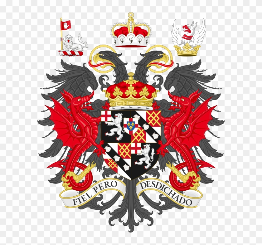 Coat Of Arms Of The Duke Of Marlborough - Lombardy Coat Of Arms Clipart #5914959