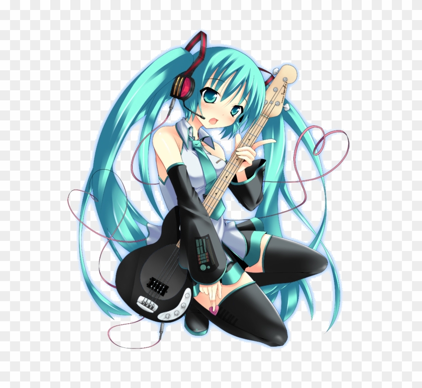 Chibi Anime Miku Transparent Background Clipart