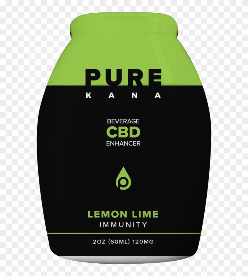 Purekana Beverage Enhancer Lemon Lime Immunity - Bottle Clipart