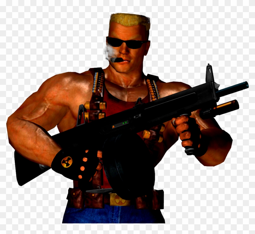 Duke Nukem Transparent Image - Assault Rifle Clipart