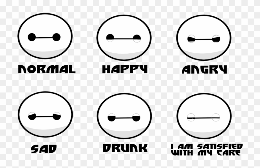 Big Hero 6 Youtube - Baymax Expressions Clipart #5915644