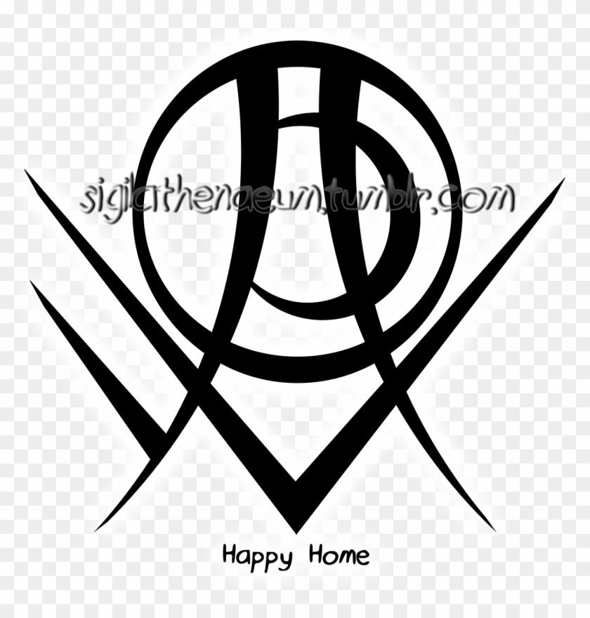 “happy Home“ Sigil For Anonymous Requests Are Open - Emblem Clipart
