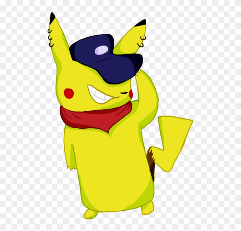 Gangster Pikachu - Pikachu Clipart