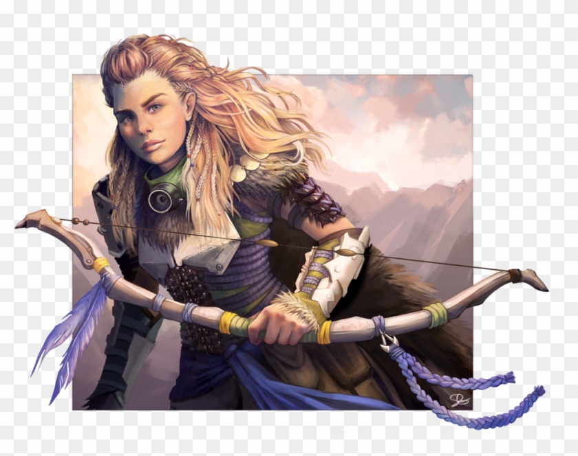 Aloy By Sagau - Aloy Concept Art Horizon Clipart #5916485