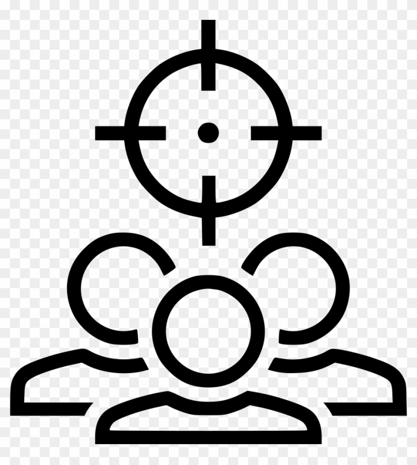Marketing Target Audience Comments - Scope Crosshairs Symbol Clipart #5916617