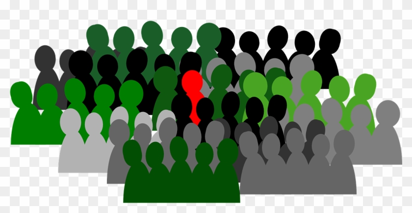 Target Audience - Crowd Clipart Transparent Background - Png Download #5916791