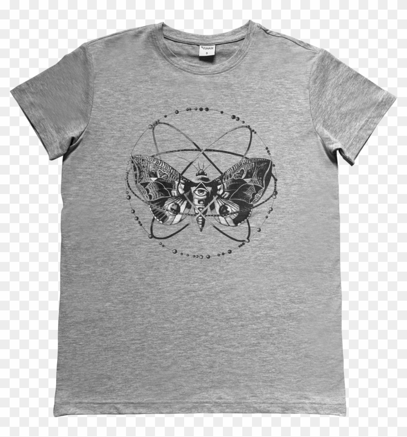 Moth, Spheres, Moon, Eye Of Providence, Pyramid Unique - Active Shirt Clipart #5916912