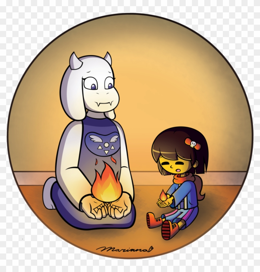 Undertale Cartoon Vertebrate Fictional Character - Toriel Fire Magic Clipart