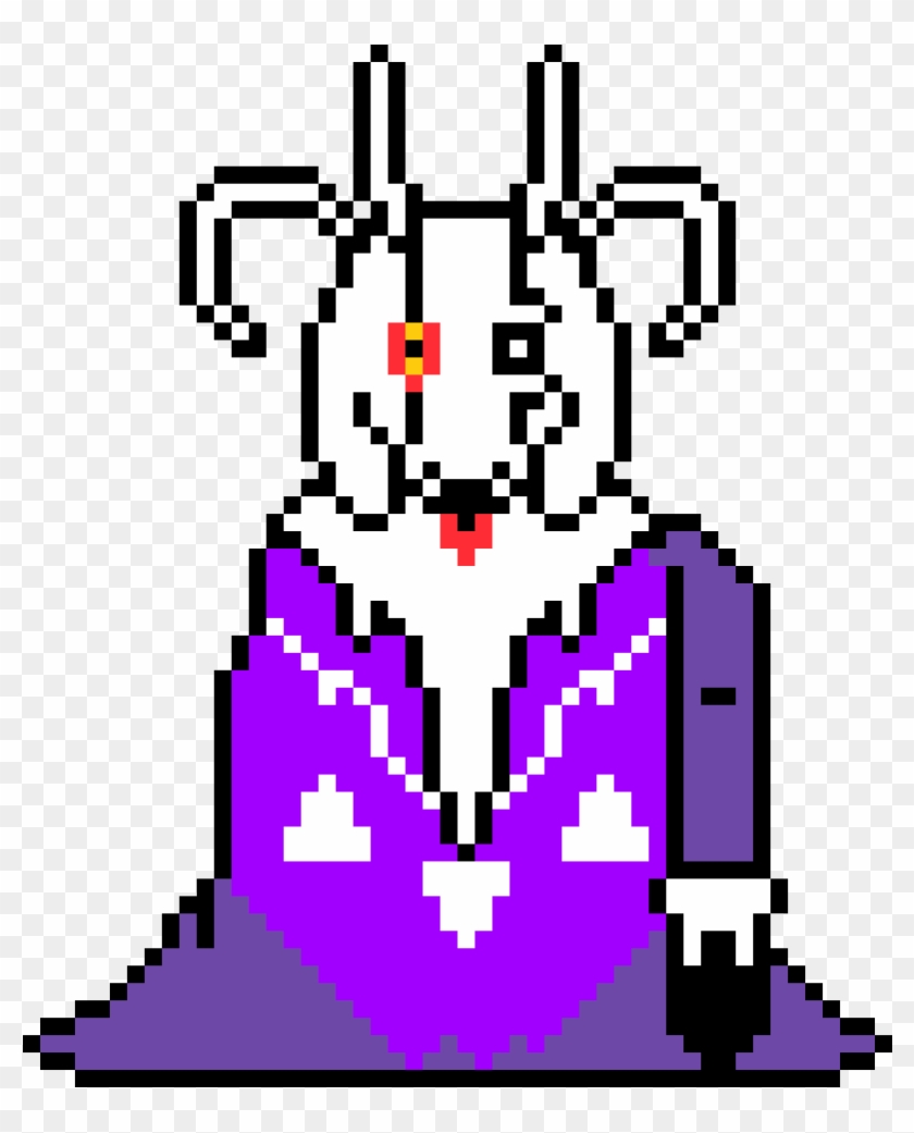 Toriel Sprite Png - Asriel Dreemurr Pixel Art Clipart