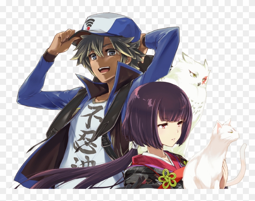 Picture Of Me And Kuzuha - Shikigami Girl Anime Clipart