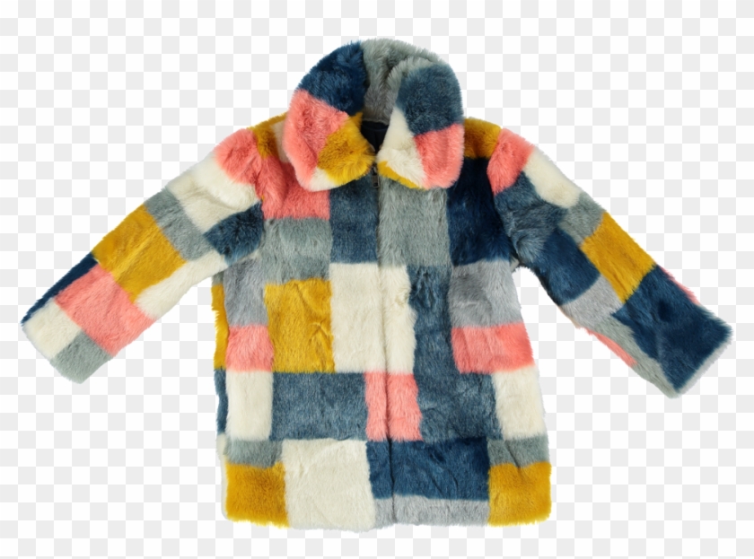 Stella Mccartney Kids Abbie Fake Fur Coat Square - Stella Mccartney Kids Abbie Coat Clipart