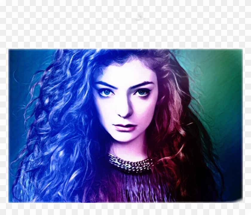 Lorde Sticker - Lorde Curly Hair Clipart