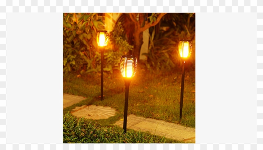 Solar Flame Flickering Lamp Torch - Torch Clipart