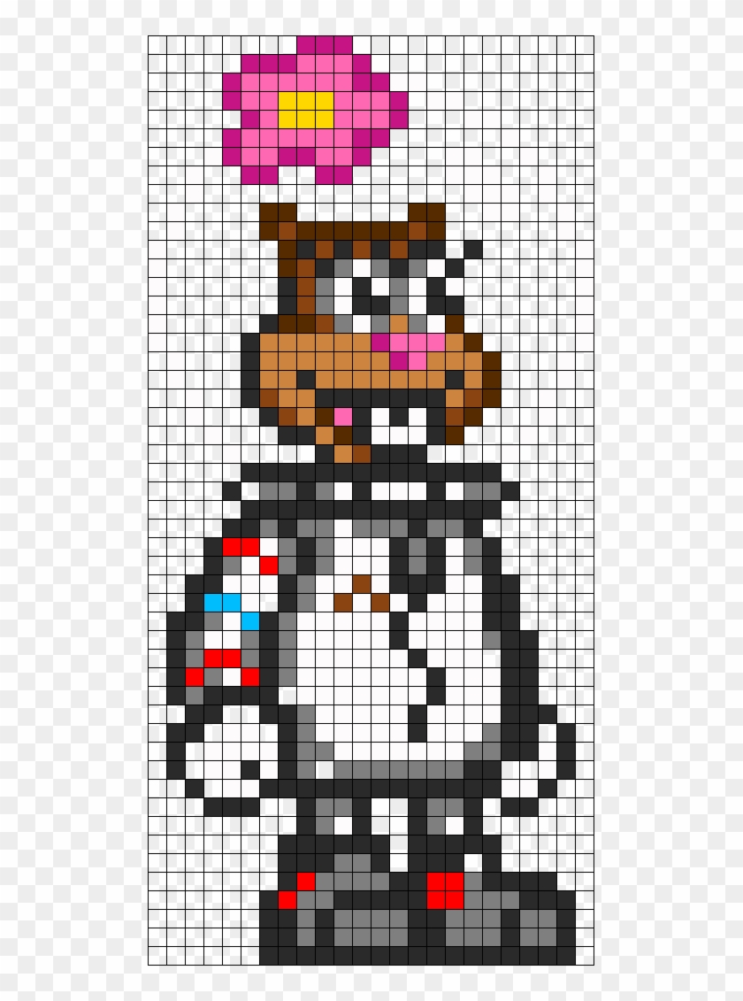Sandy Cheeks Perler Bead Pattern / Bead Sprite - Sandy Cheeks Pixel Art Clipart