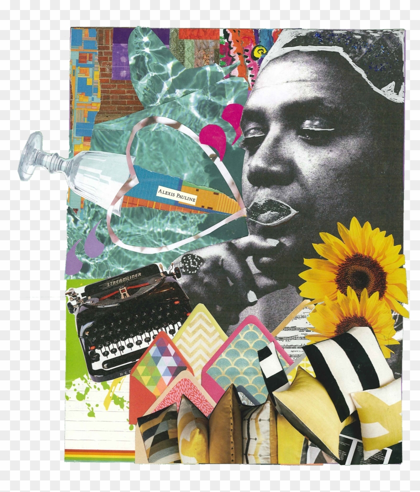 My Words Will Be There - Collage With A Message Clipart