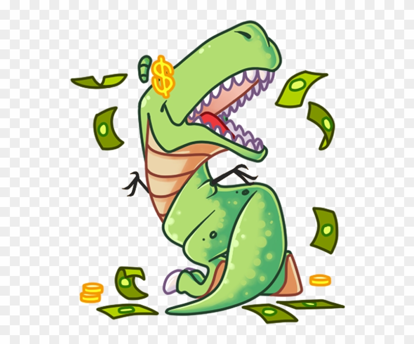 The Almost Good Dinosaur Messages Sticker-0 - Динозавр Телеграм Clipart #5919358