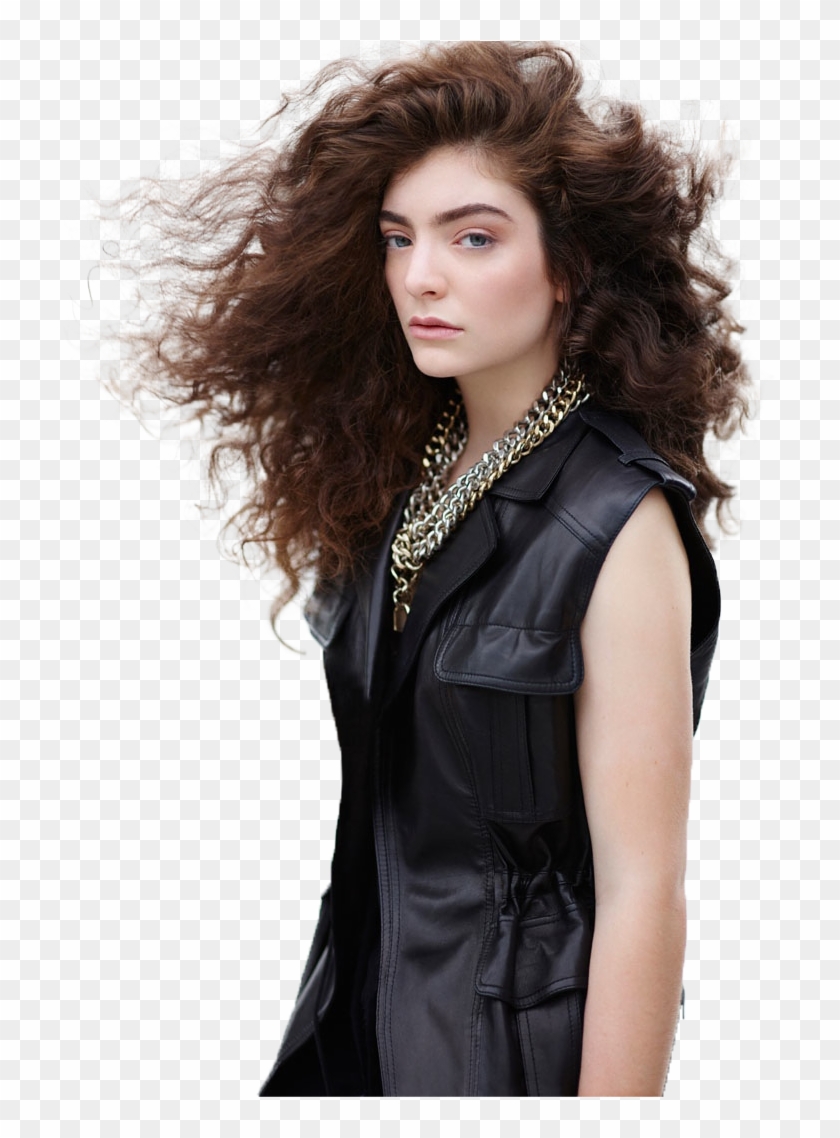 Lorde Elle 2014 Photoshoot02 - Lorde Yellow Flicker Beat Album Cover Clipart #5919403