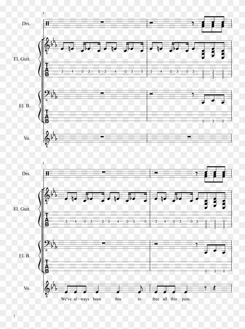 What's Up, People Sheet Music Composed By Maximum The - Death Note Music Ryuk Partition Clipart #5919474
