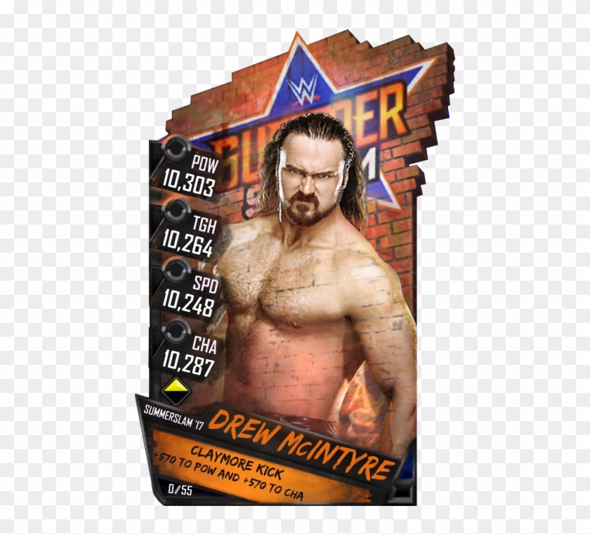 Supercard Drewmcintyre S3 15 Summerslam17 Ringdom - Wwe Supercard Drew Mcintyre Clipart