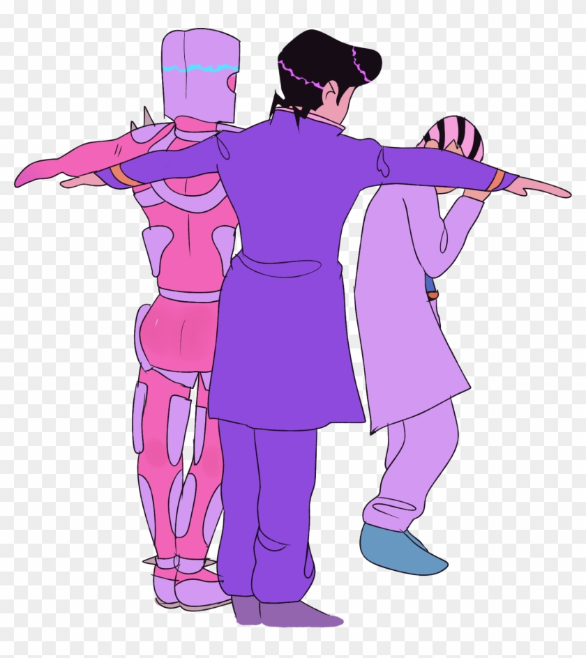 Josuke Vs Kira Clipart