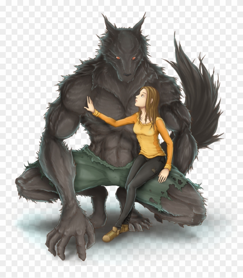 Anime Wolf Man Clipart, transparent png image.