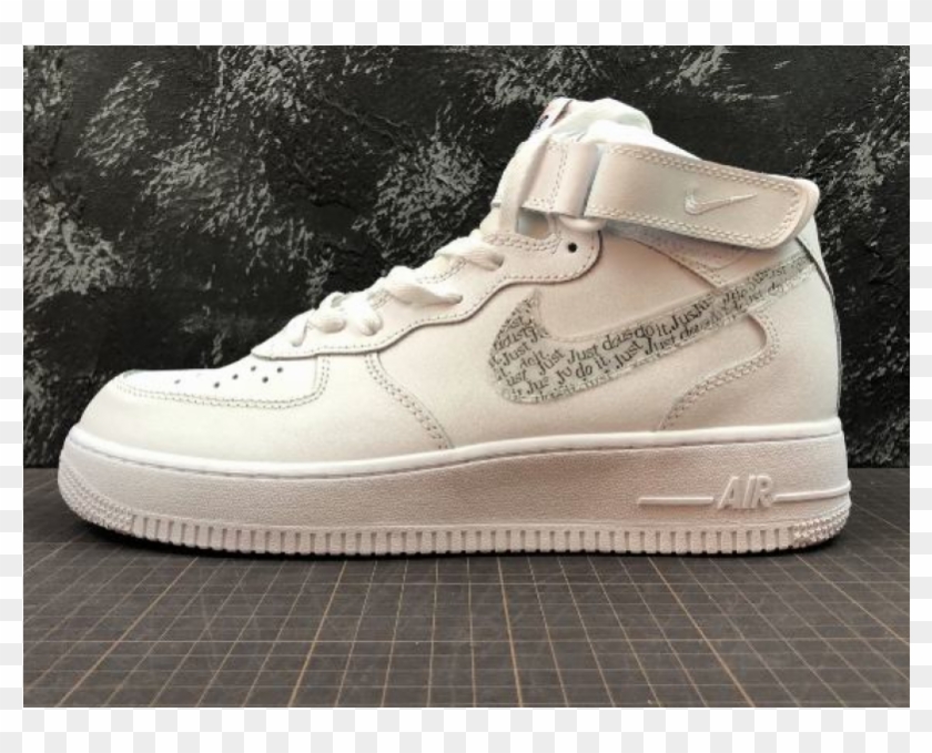 Nike Air Force 1 07 Just Do It - Skate Shoe Clipart #5920367