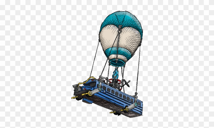 Model Image Graphic Image - Fortnite T Shirt Battle Bus Clipart