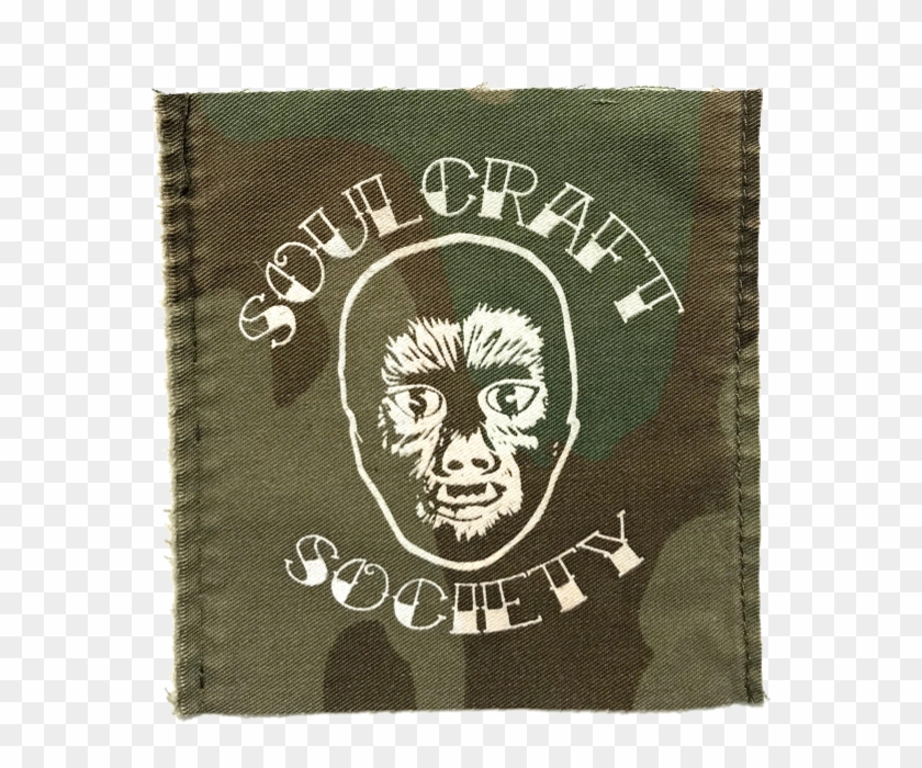 Wolfman Camo Patch - Bertha Clipart #5920657