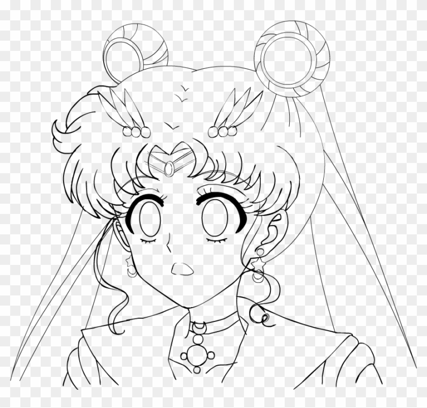 Sailor Crystal Lines - Sailor Moon Crystal Drawing Clipart #5920878
