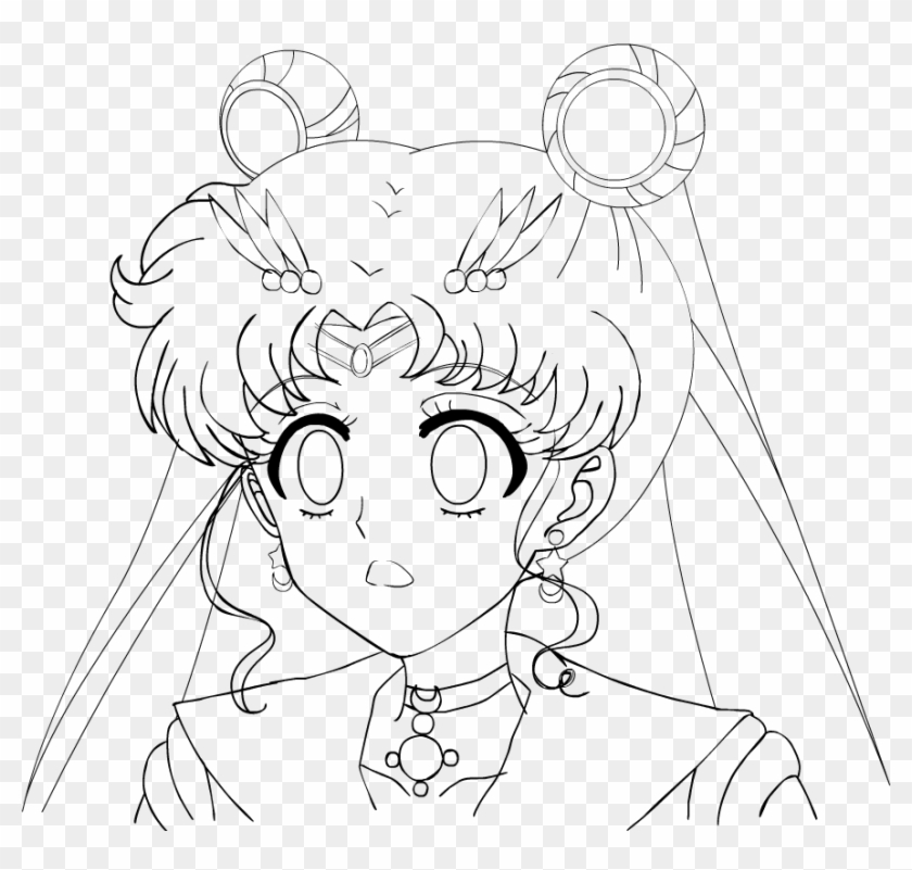Sailor Crystal Lines - Sailor Moon Crystal Drawing Clipart